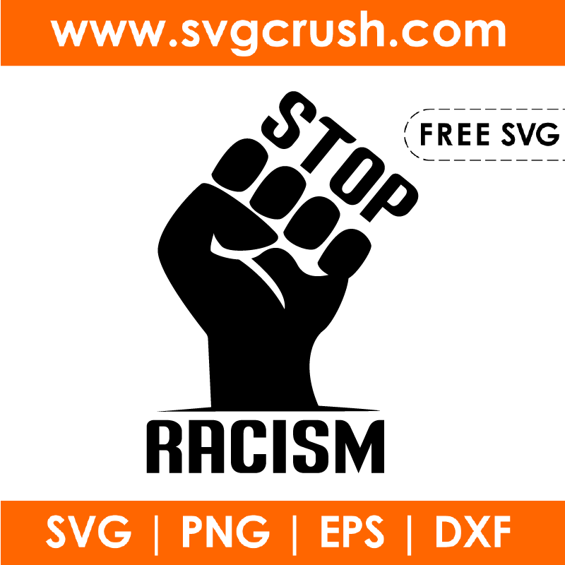 free stop-racism-003 svg