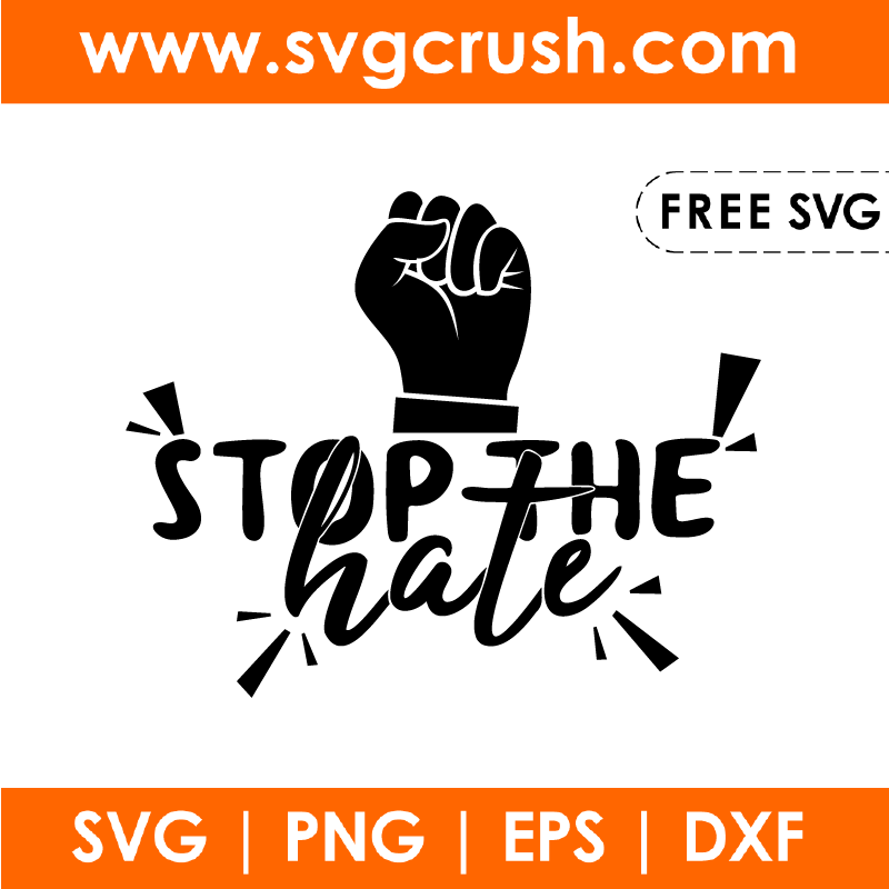 free stop-the-hate-004 svg