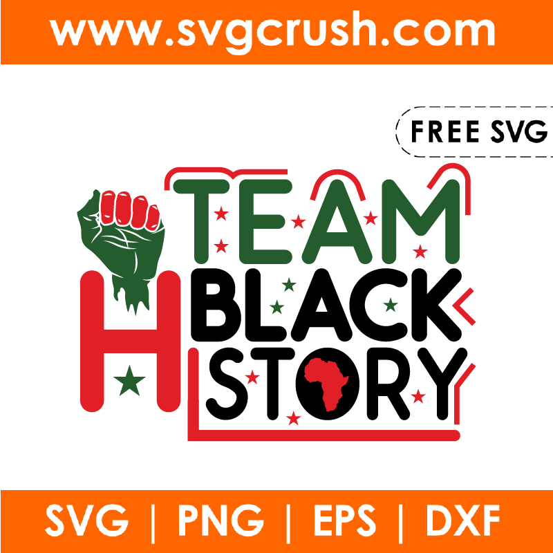 free team-black-history-001 svg