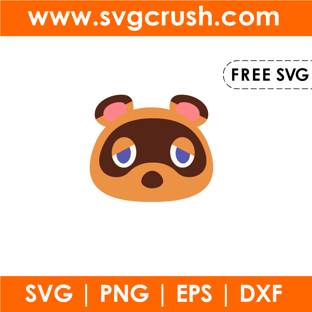 free animal-crossing-tom-nook-001 svg