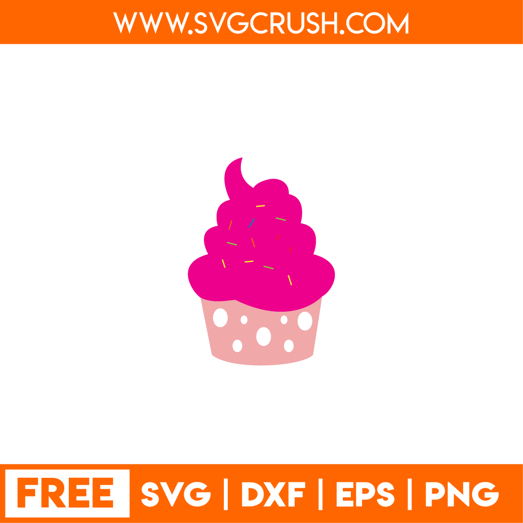 free cup-cake-001 svg