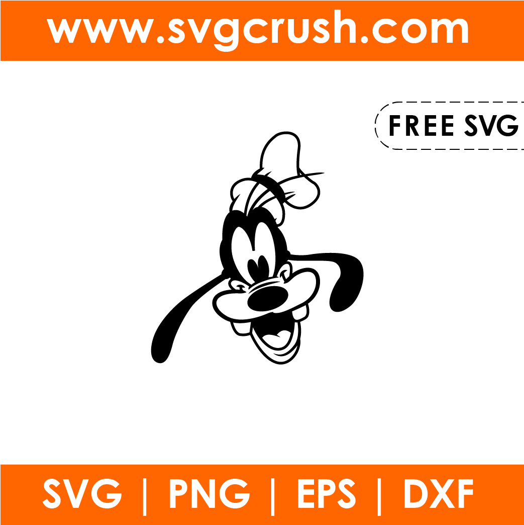 free goofy-face-002 svg