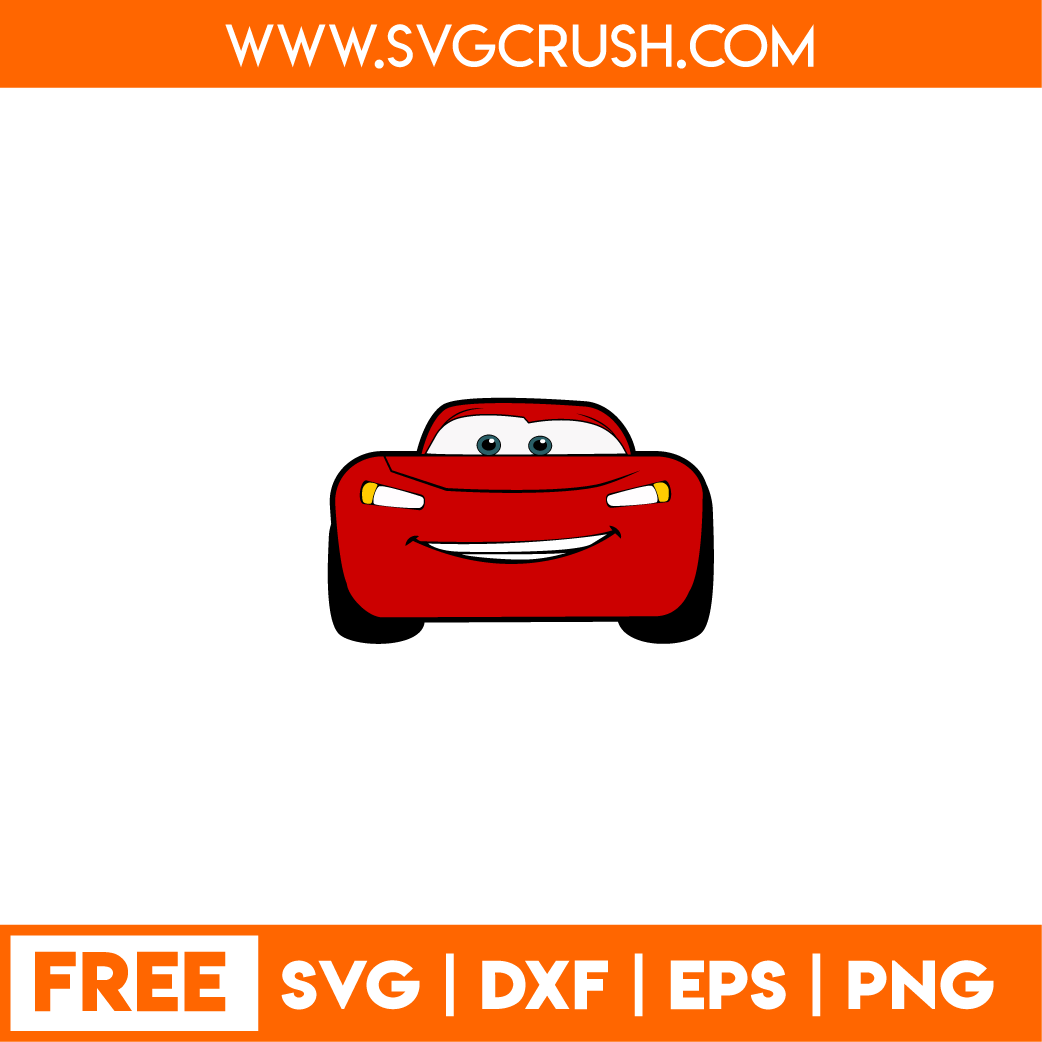 free mcqueen-car-001 svg