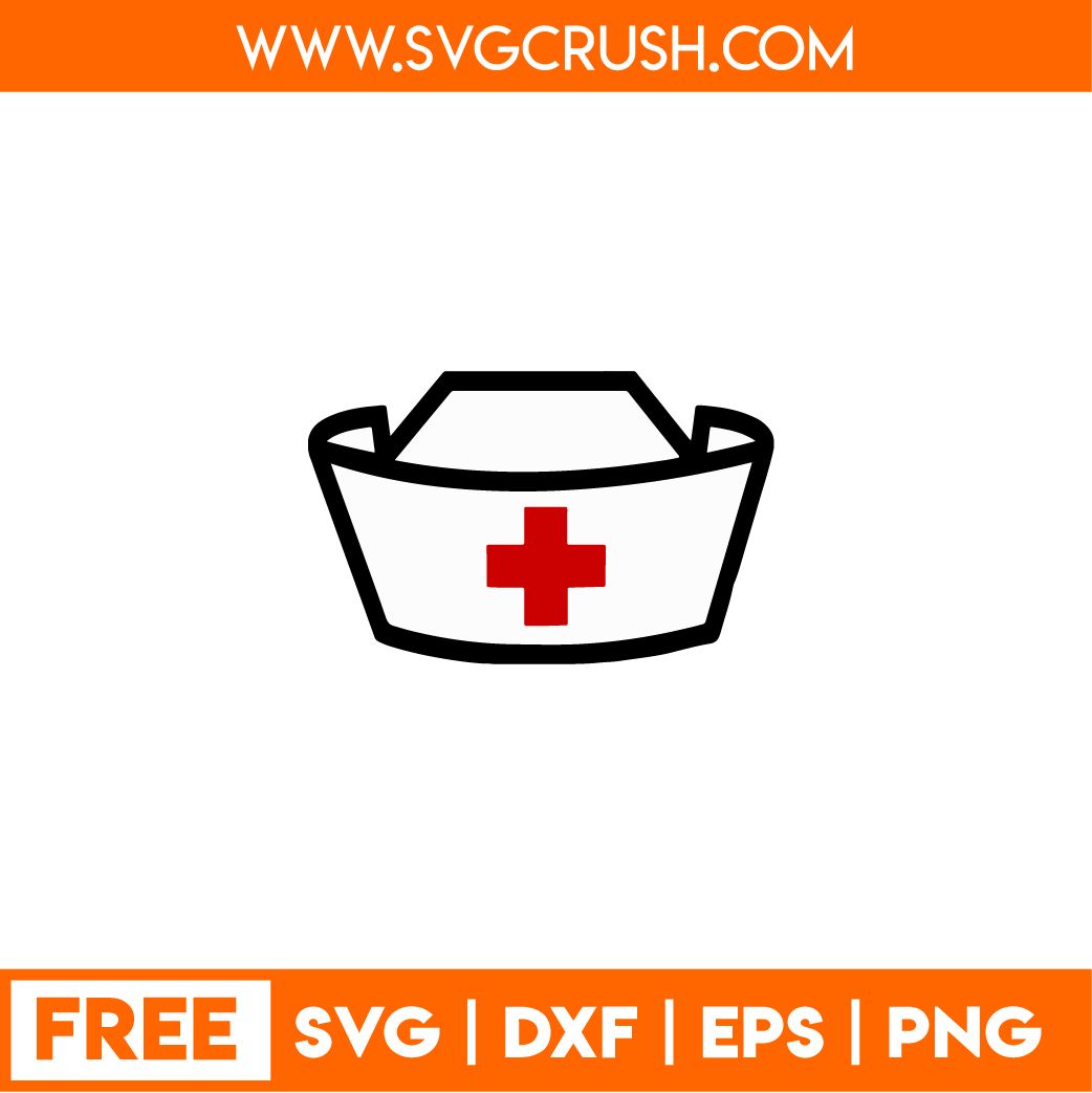 free nurse-hat-001 svg
