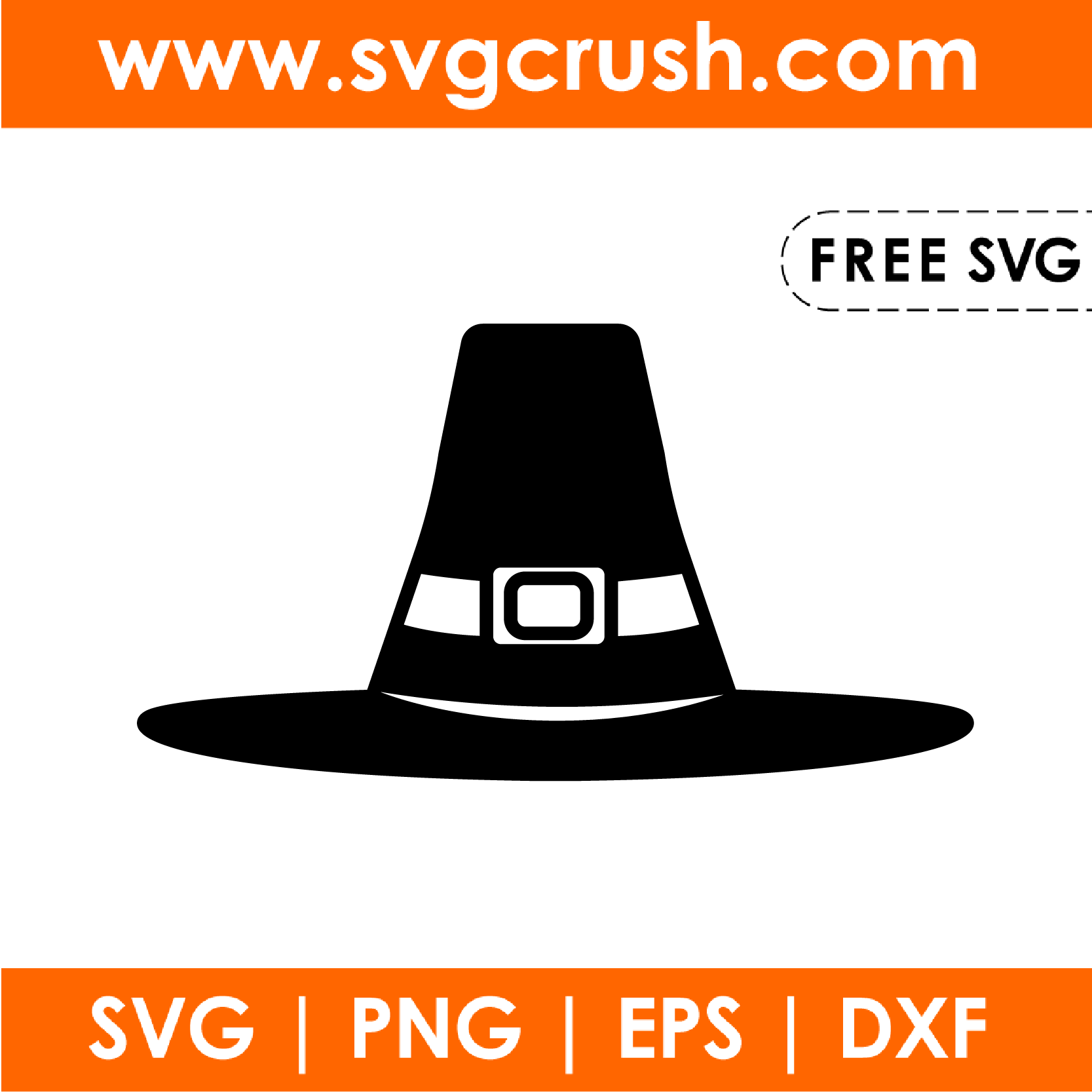 free pilgrims-hat-002 svg