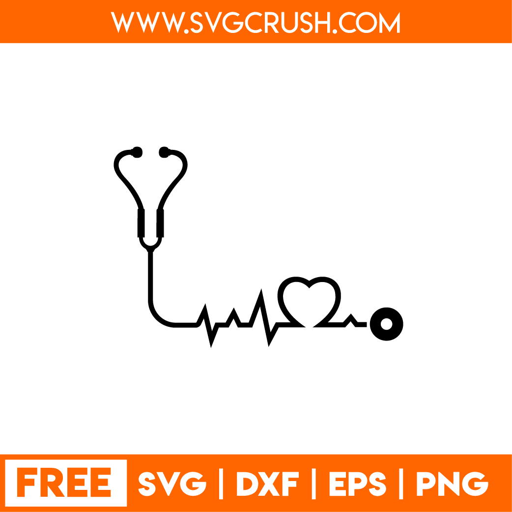 free stethoscope-001 svg