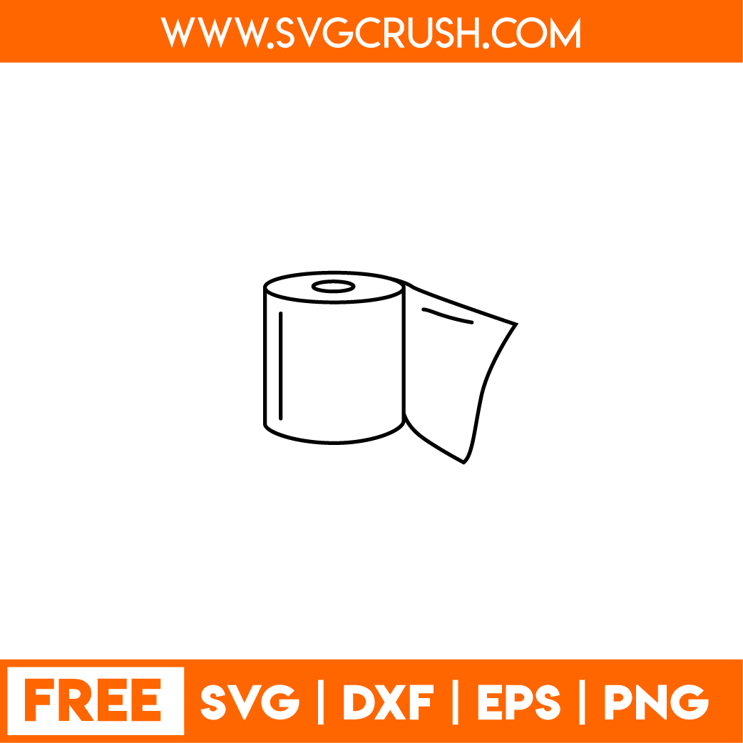 free toilet-paper-001 svg