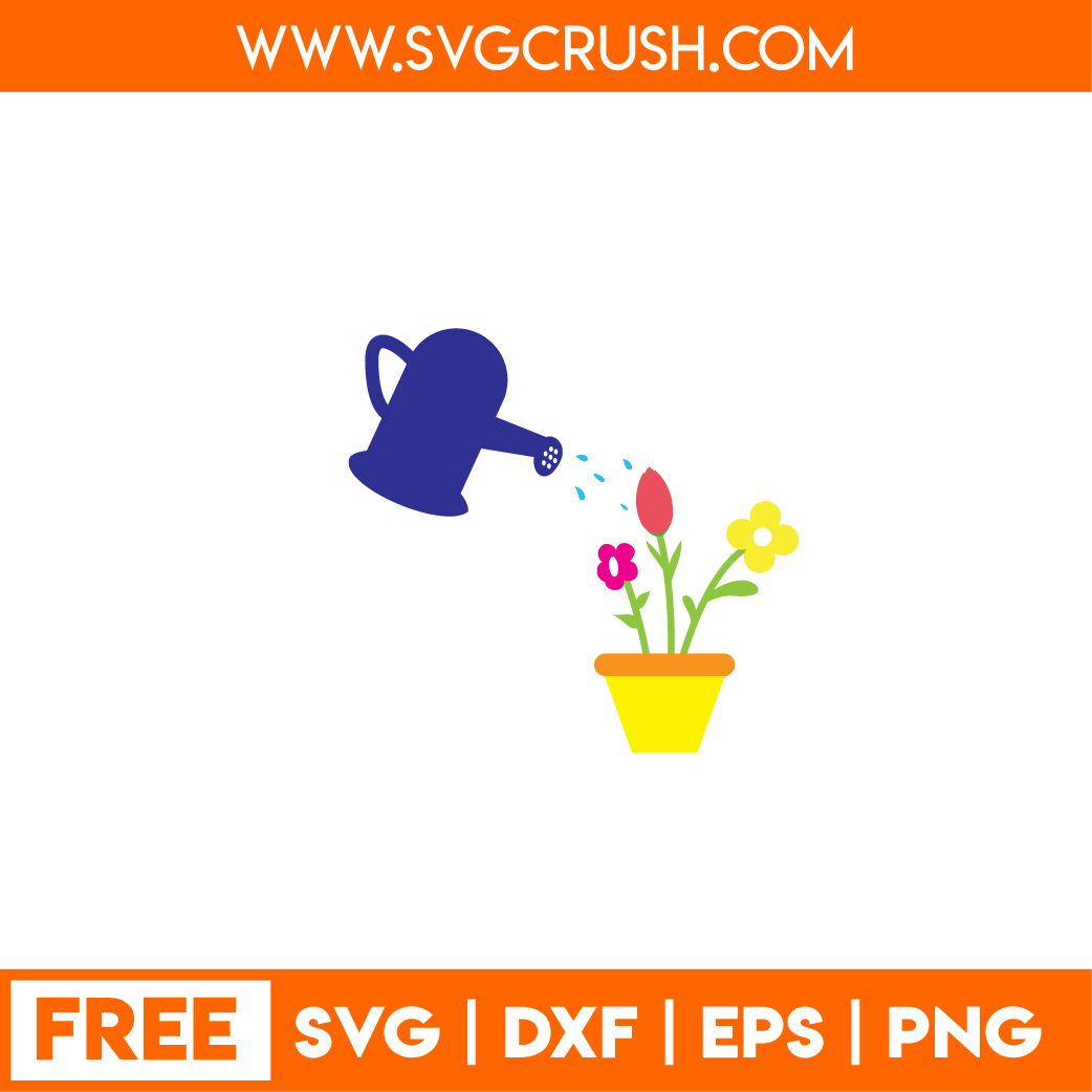 free watering-plant-001 svg