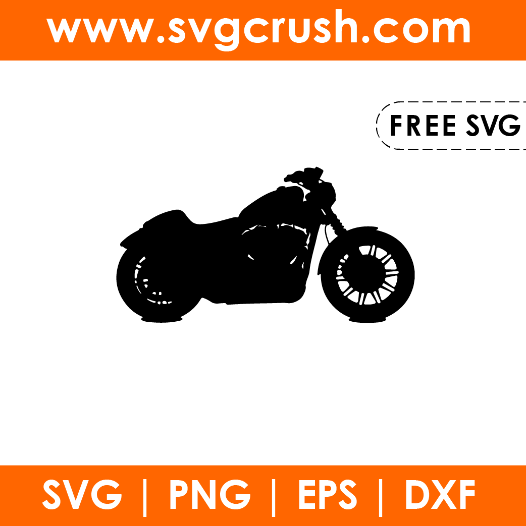 free harley-davidson-bike-001 svg