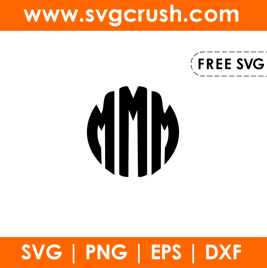 free monogram-m-alphabet svg