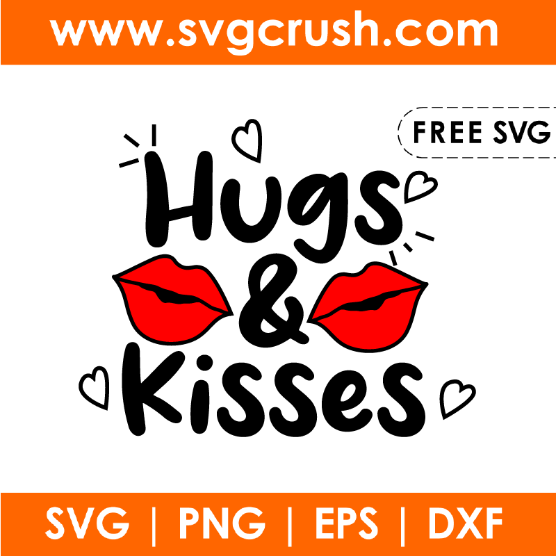 free hugs-and-kisses-002 svg