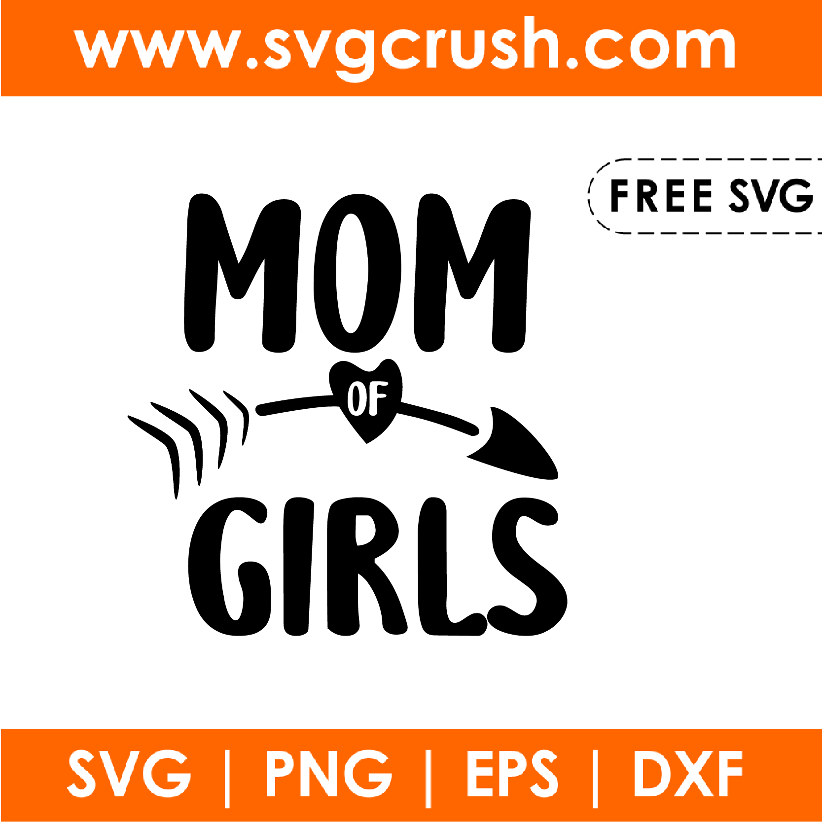 free mom-of-girls-001 svg