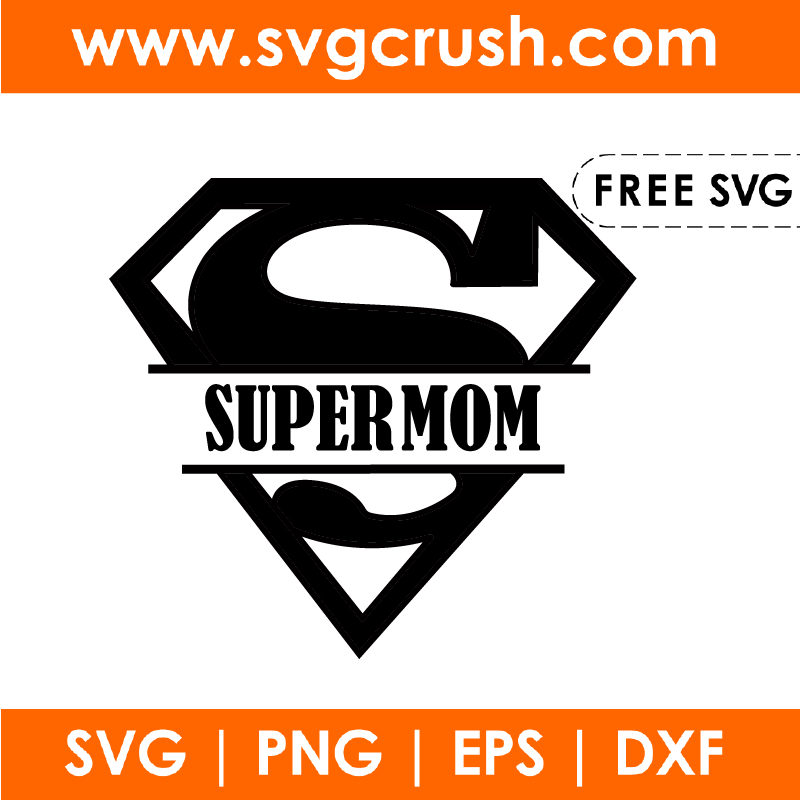 free super-mom-001 svg