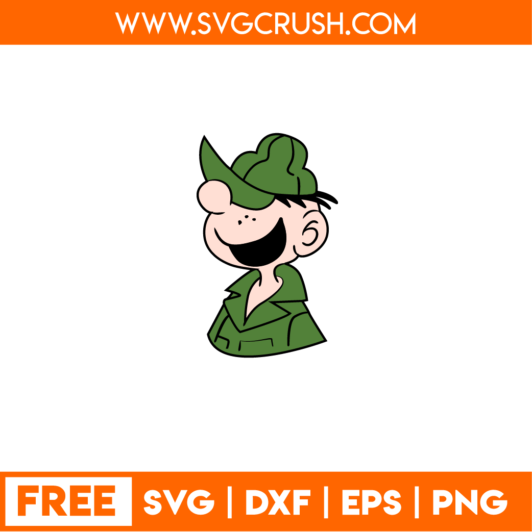 free Beetle-Bailey-001 svg