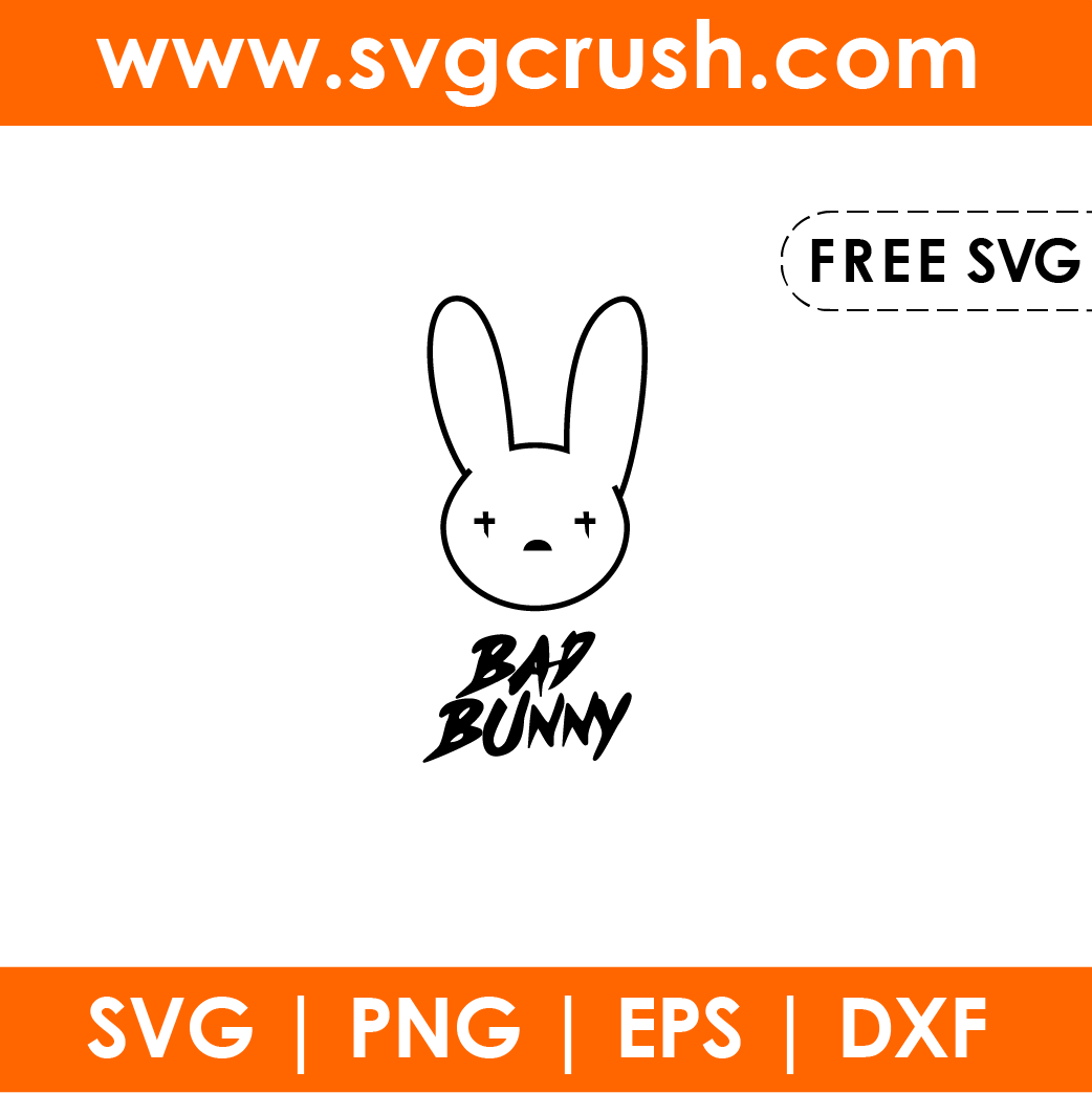 free bad-bunny-logo-001 svg