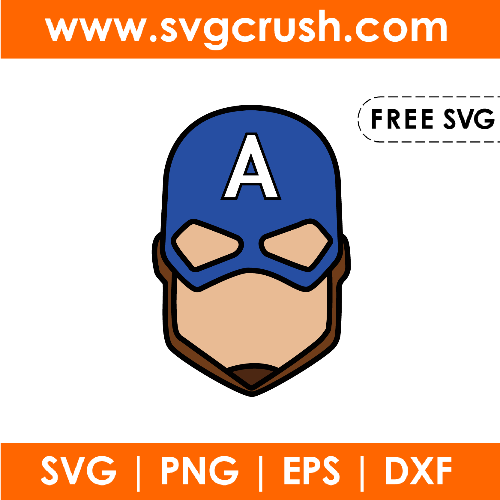 free captain-america-logo-001 svg