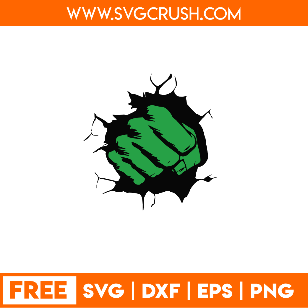 free hulk-hand-001 svg