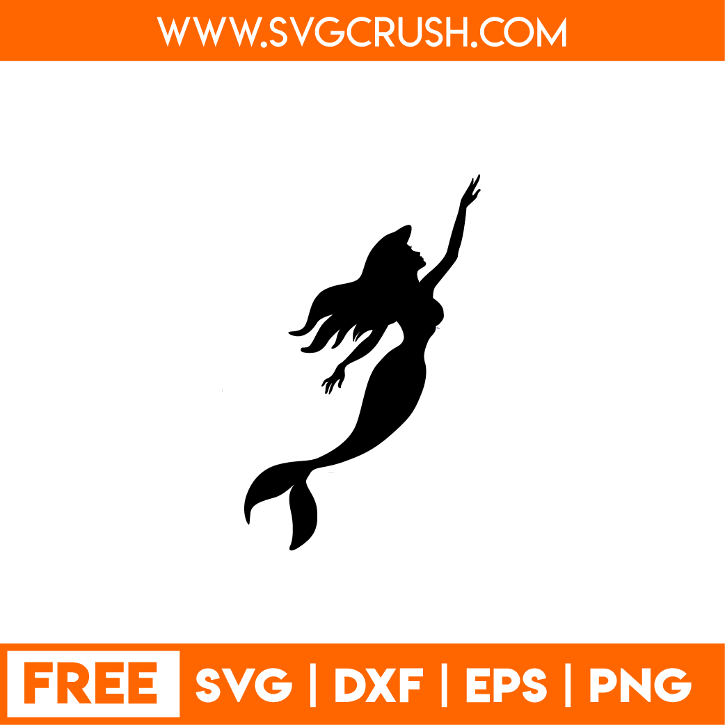 free little-mermaid-001 svg