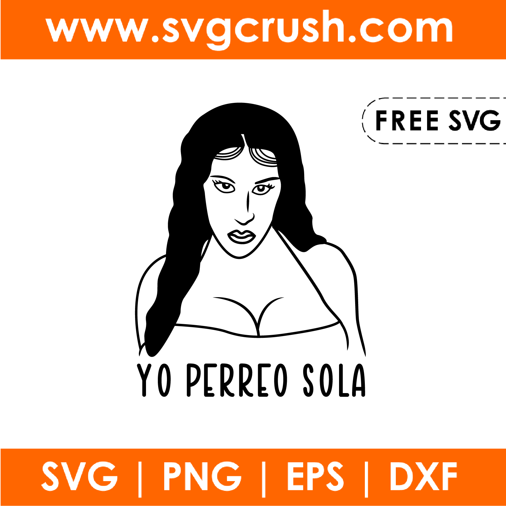 free yo-perreo-sola-001 svg