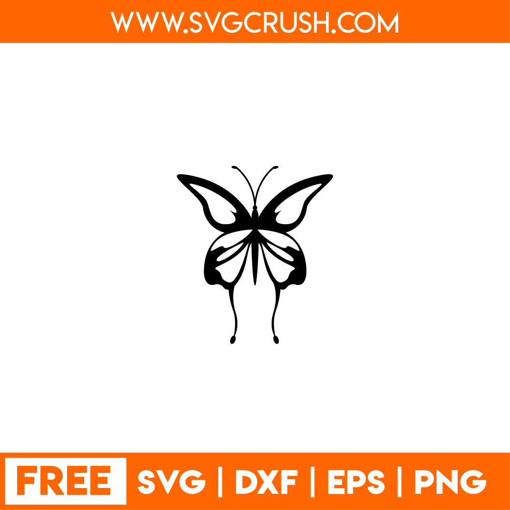 free butterfly-001 svg