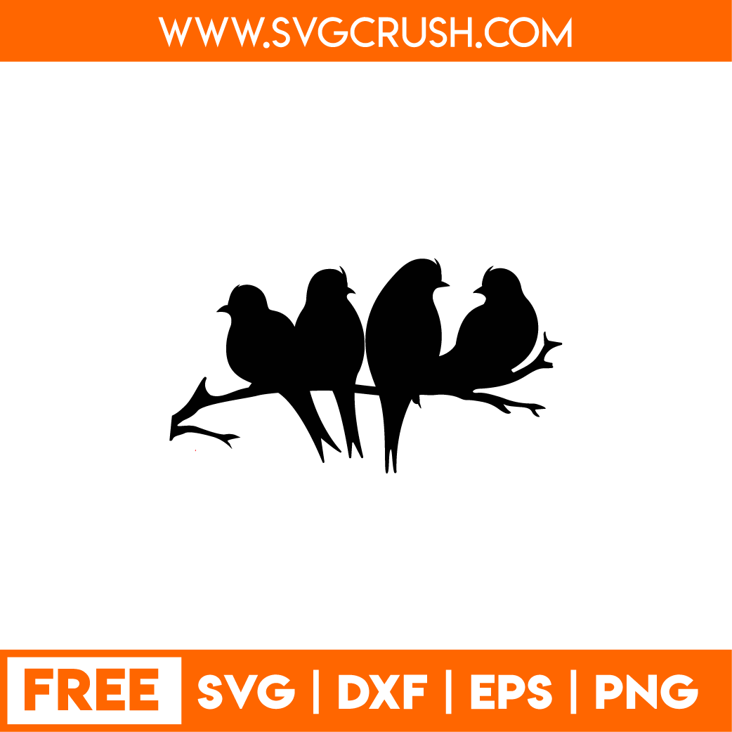 free four-birds-001 svg