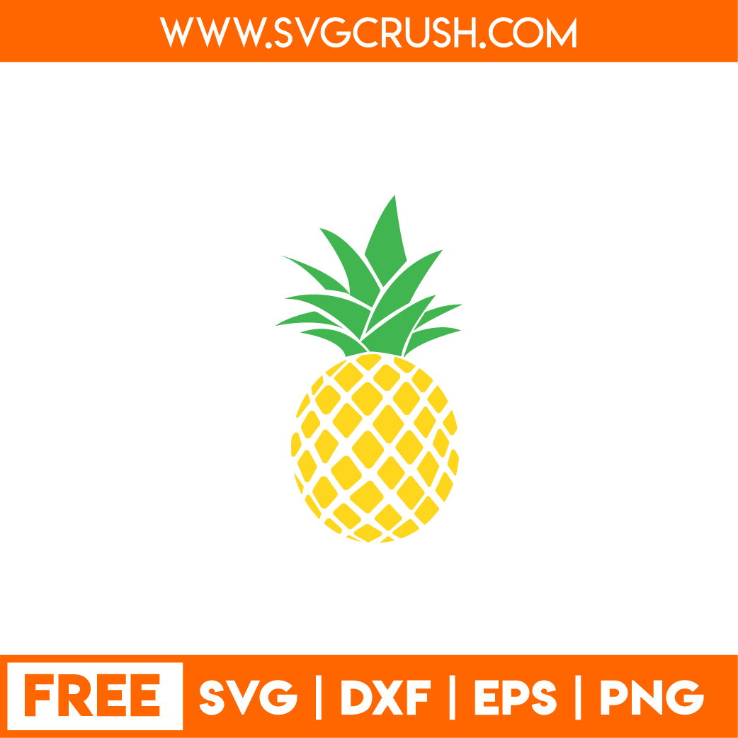 free pineapple-001 svg
