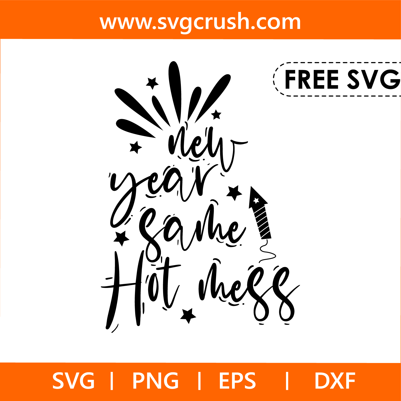 free new-year-same-mess-003 svg