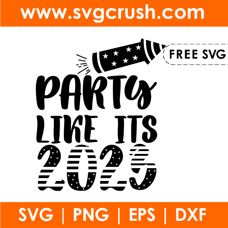 free party-like-its-2023-001 svg