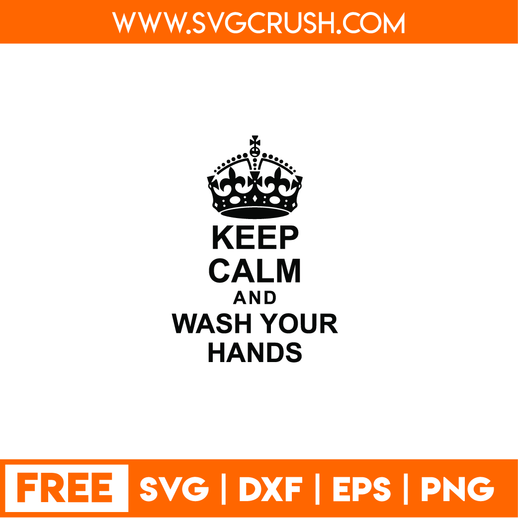 free keep-calm-and-washyour-hands-001 svg