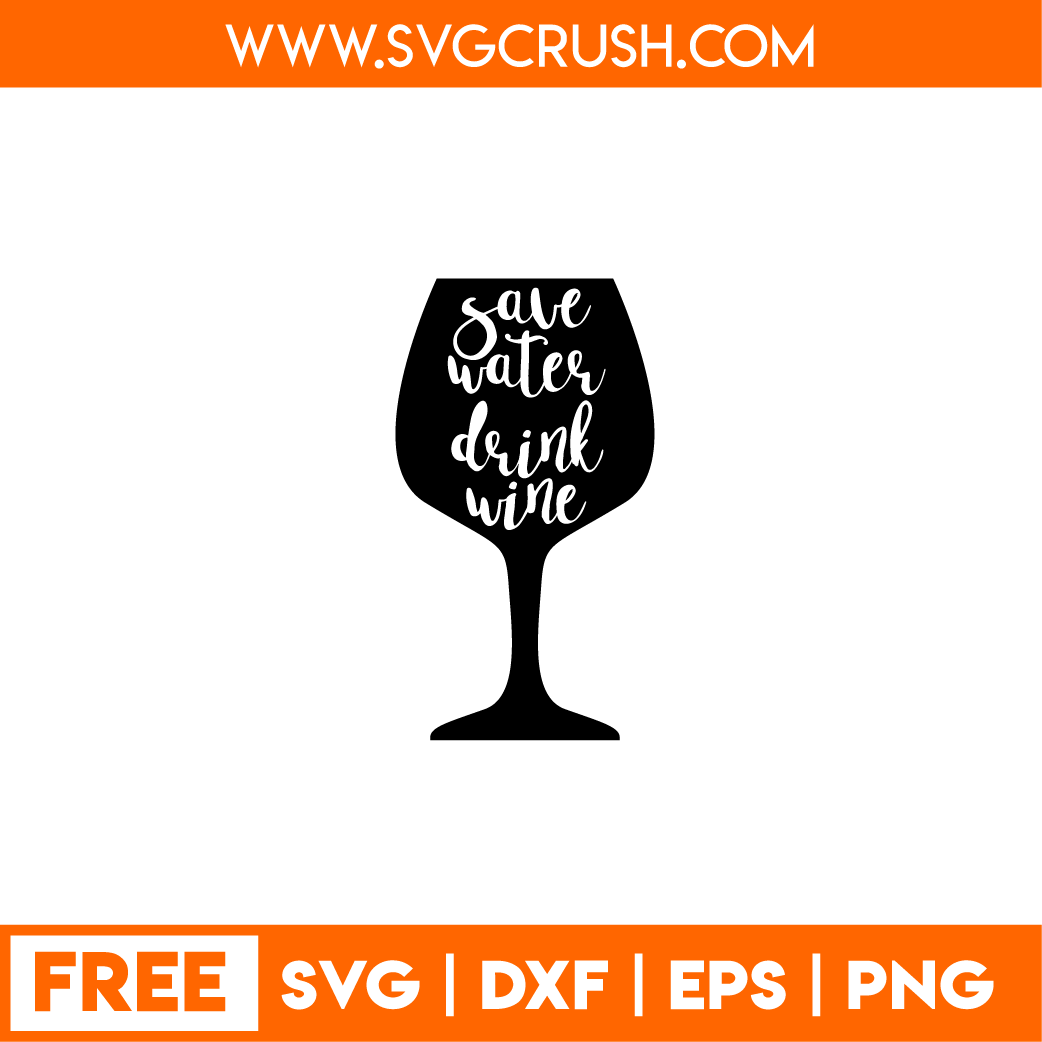 free save-water-drink-wine-001 svg