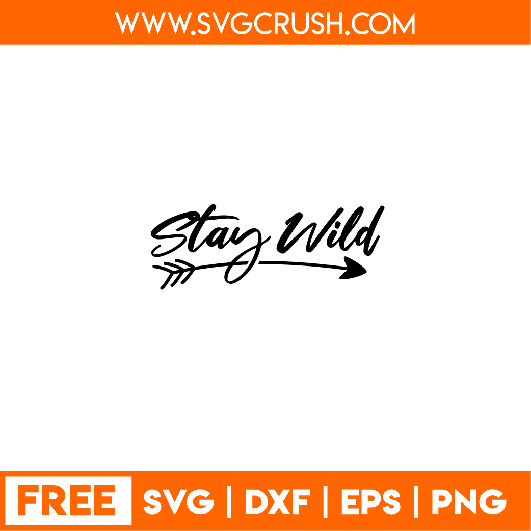 free stay-wild-001 svg