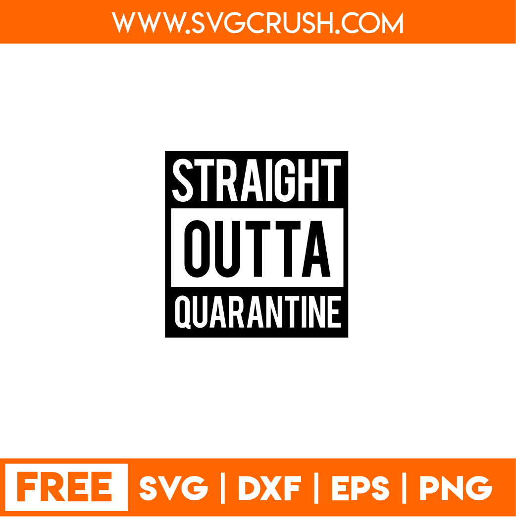 free straight-outta-quarantine-001 svg