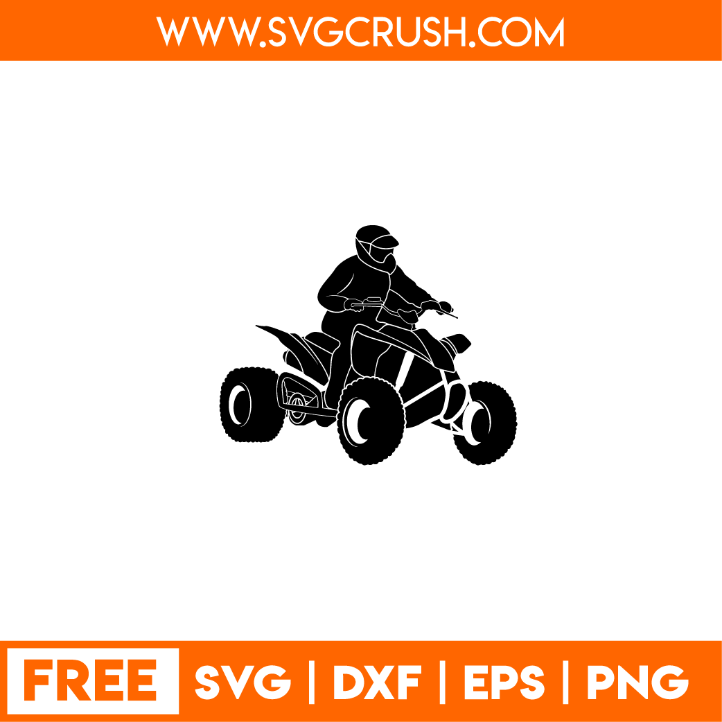 free 4-wheeler-001 svg