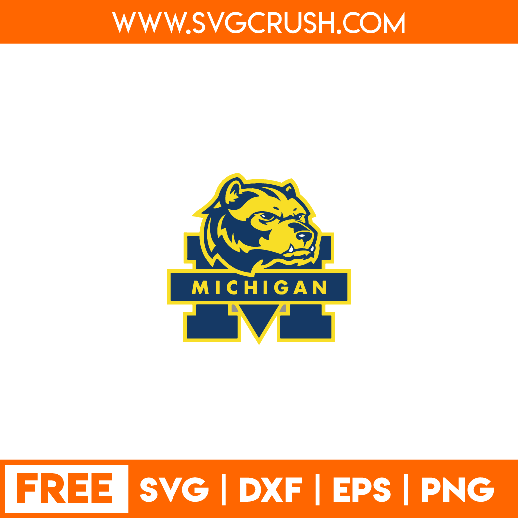 free michigan-wolverines-footbal-002 svg