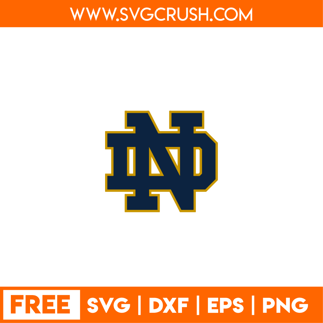 free notre-dame-fighting-irish-football-001 svg