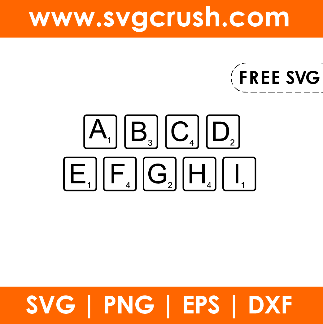 free scrabble-tiles-alphabets-001 svg