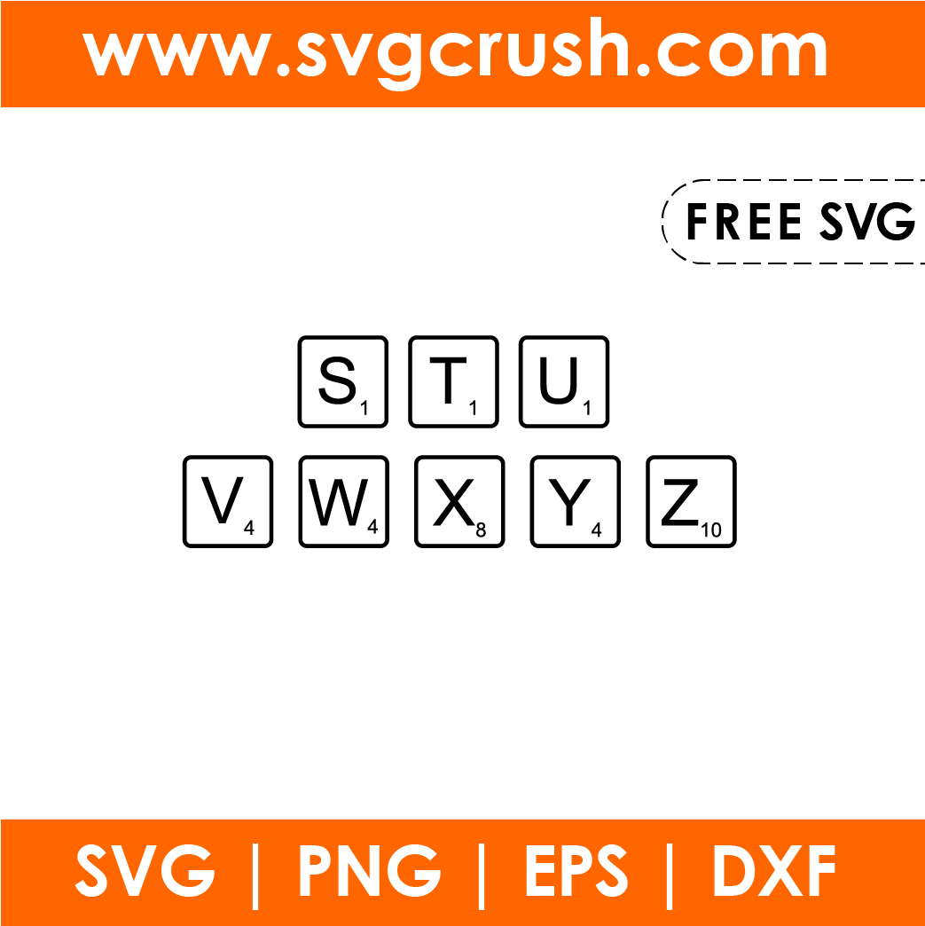 free scrabble-tiles-alphabets-003 svg