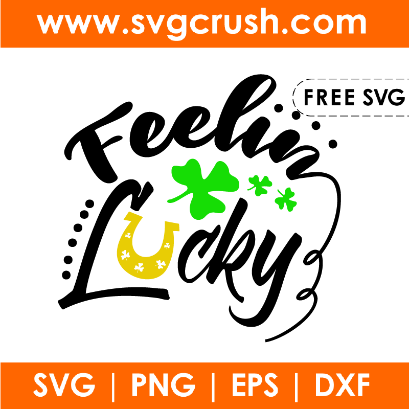 free feeling-lucky-003 svg