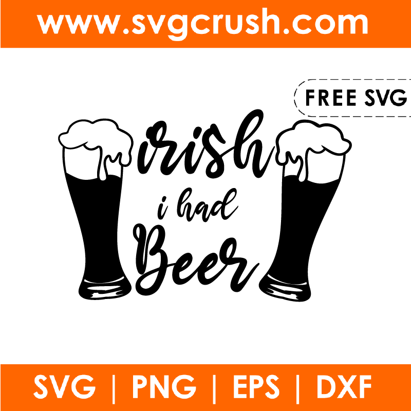 free irish-i-had-beer-002 svg