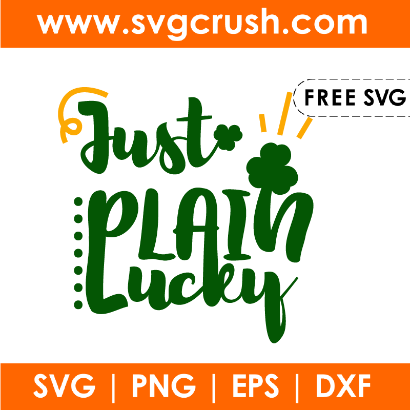 free just-plain-lucky-003 svg