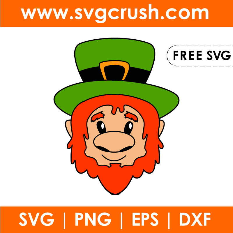 free leprechaun-st-patrick-003 svg