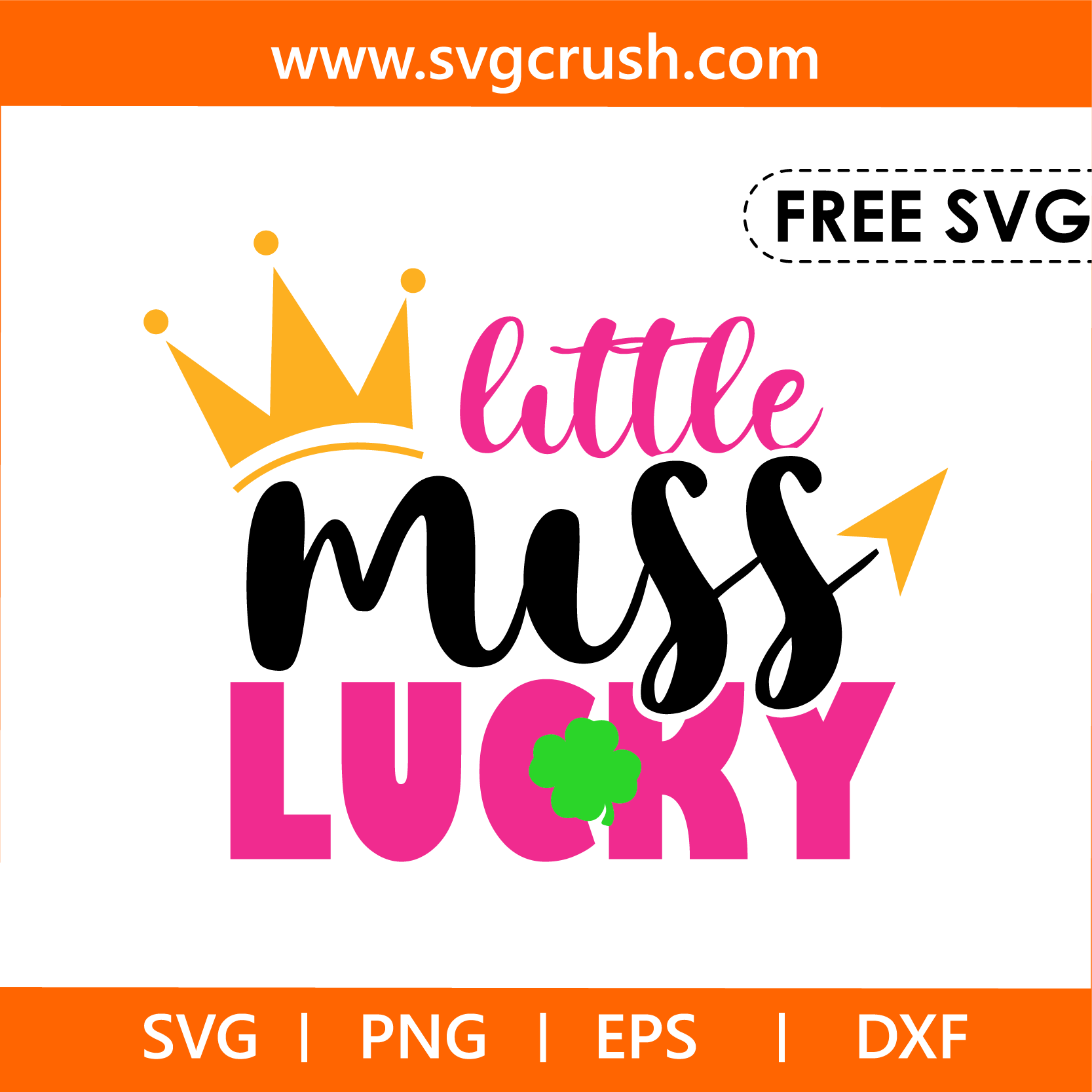 free little-miss-lucky-005 svg