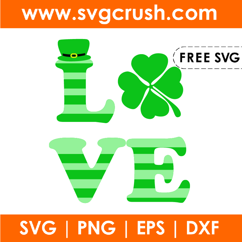 free love-st-patrick-001 svg