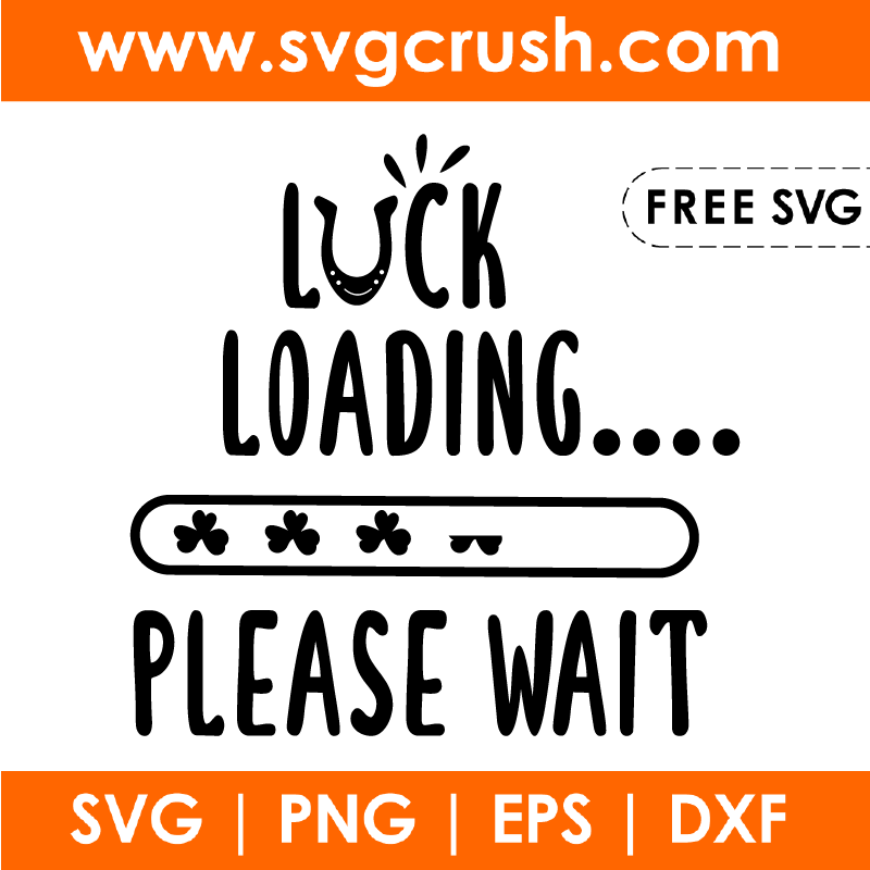 free luck-loading-please-wait-001 svg