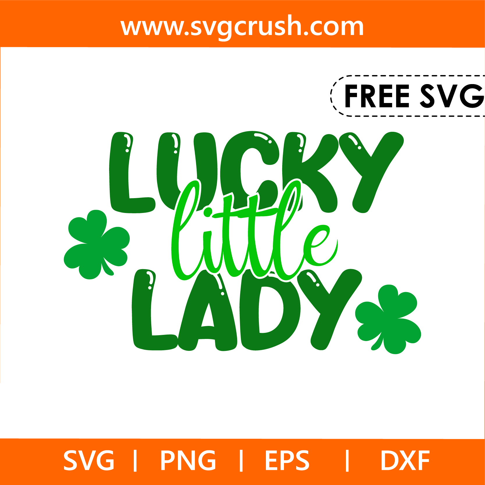 free lucky-little-lady-006 svg