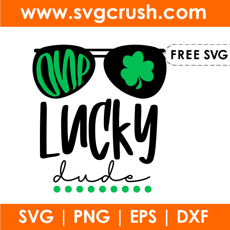 free one-lucky-dude-003 svg