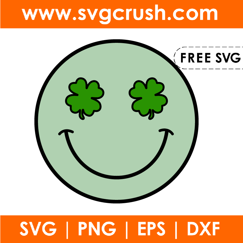free st-patrick-smiley-002 svg