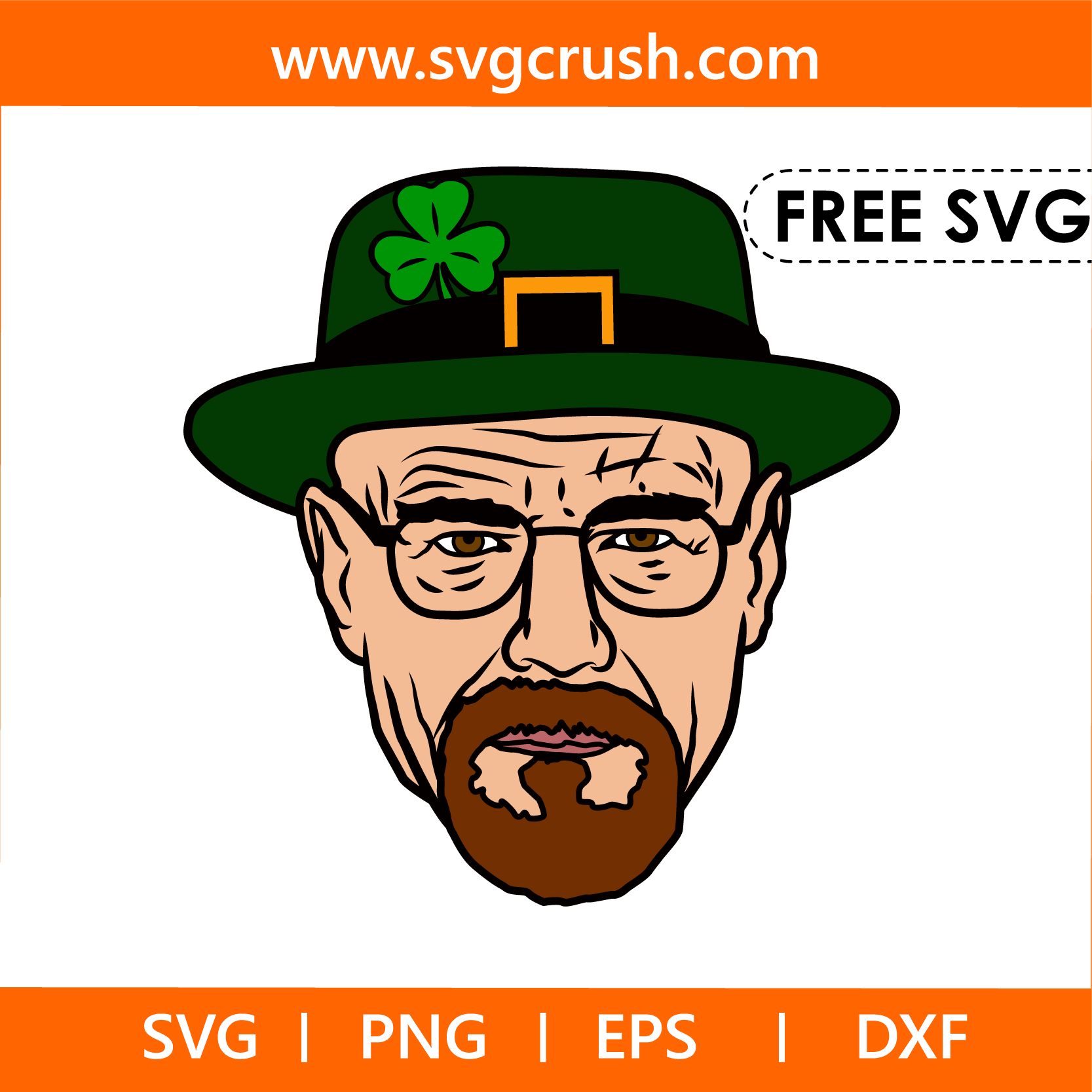 free st-patrick-walter-white-002 svg