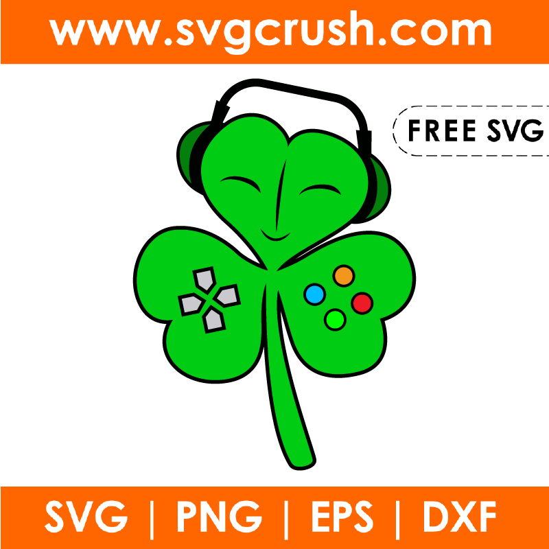 free st-patricks-day-gamer-002 svg