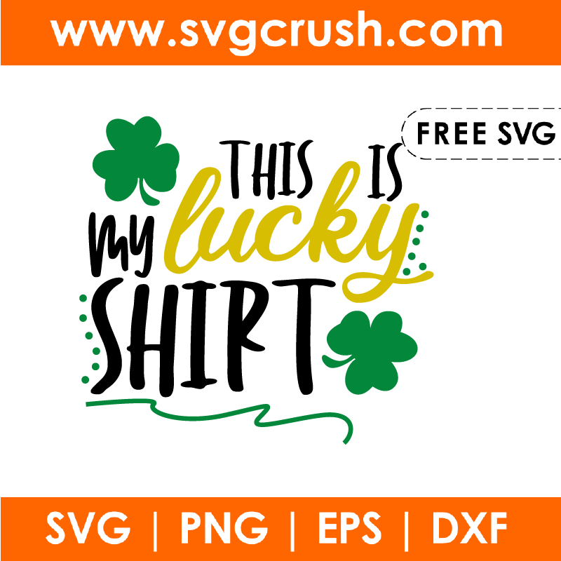 free this-is-my-lucky-shirt-002 svg